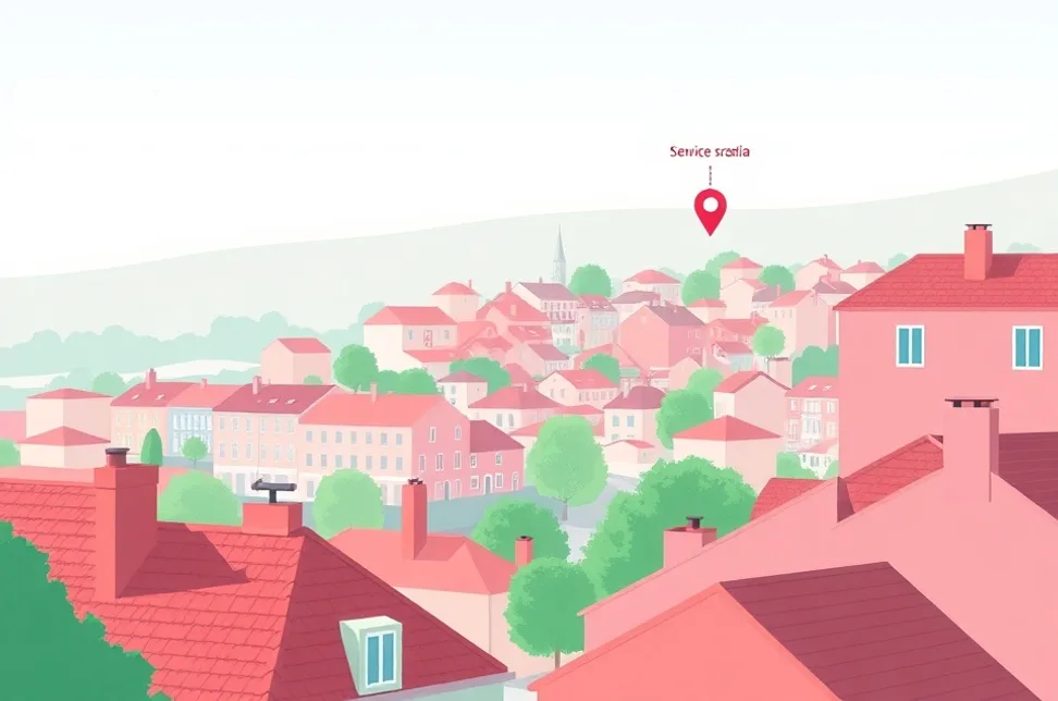 Carte du secteur d'intervention autour de Solliès-Pont (83210)